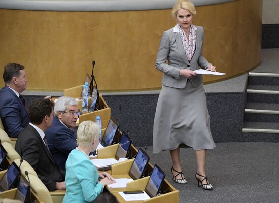 State Duma plenary meeting
