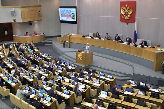 State Duma plenary meeting
