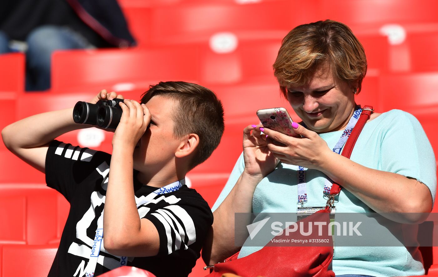 Spartak Stadium ahead of 2017 FIFA Confederations Cup match. Russia vs. Portugal