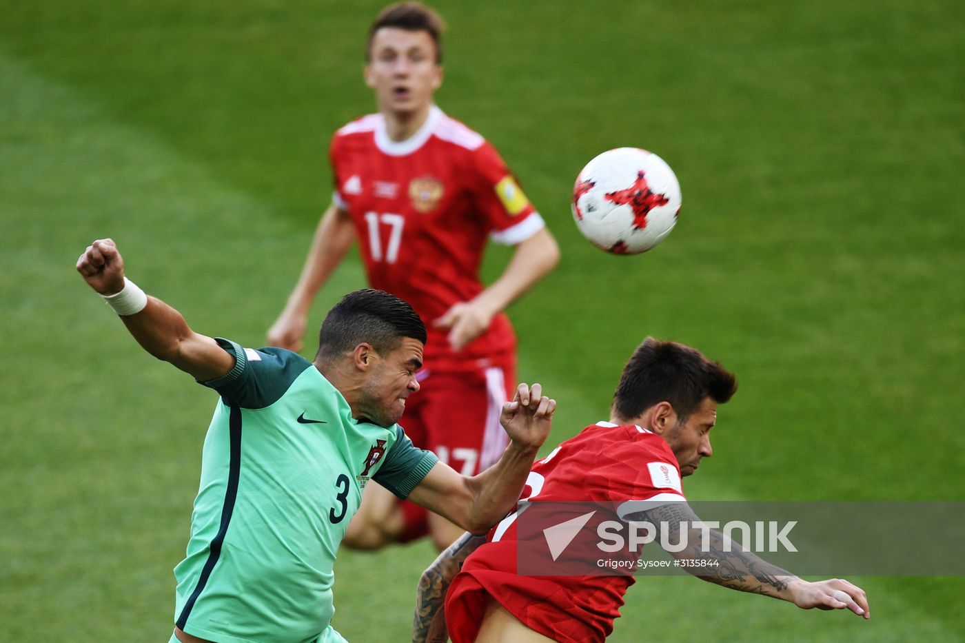 Football. 2017 FIFA Confederations Cup. Russia vs. Portugal