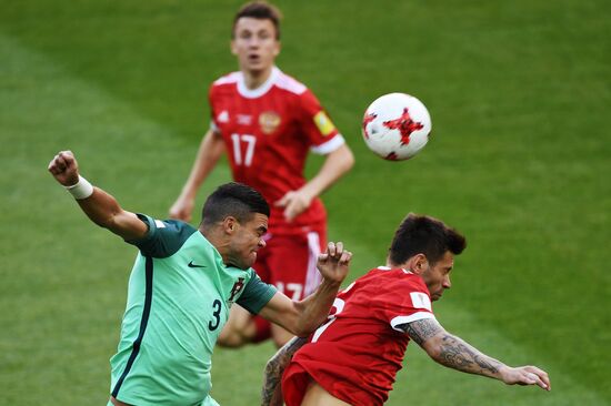 Football. 2017 FIFA Confederations Cup. Russia vs. Portugal