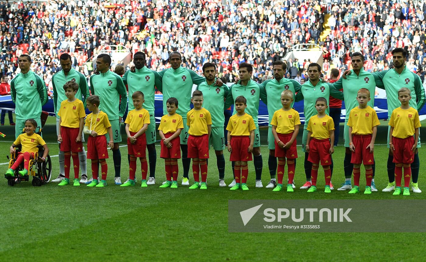 Football. 2017 FIFA Confederations Cup. Russia vs. Portugal