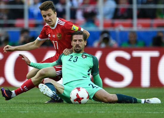 Football. 2017 FIFA Confederations Cup. Russia vs. Portugal