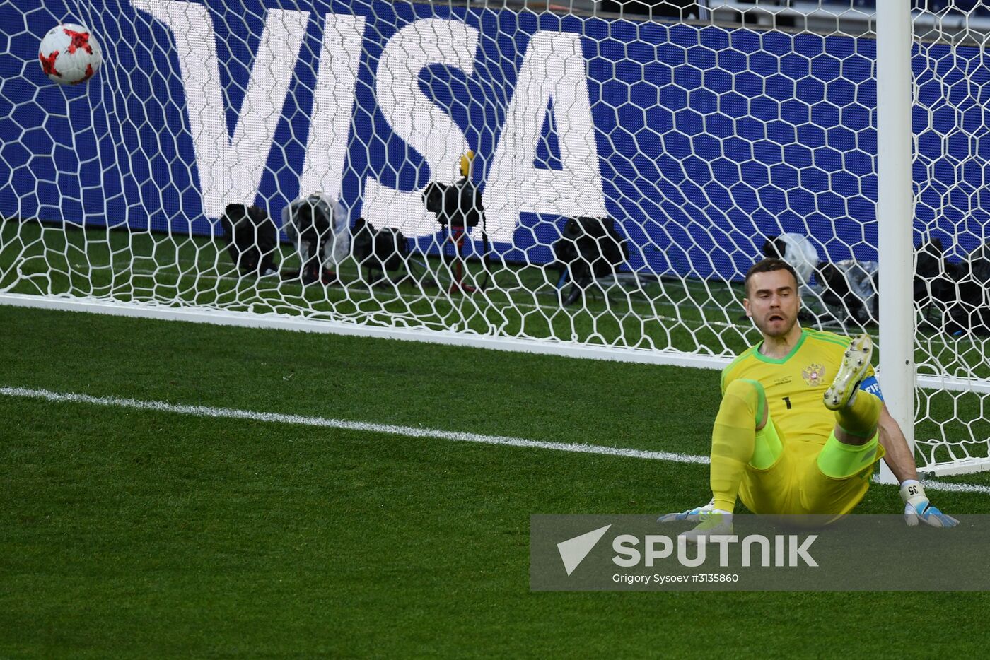 Football. 2017 FIFA Confederations Cup. Russia vs. Portugal