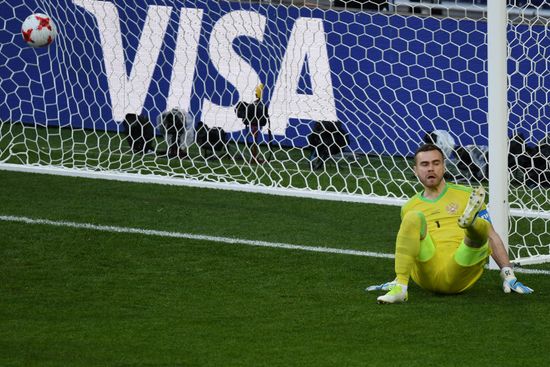 Football. 2017 FIFA Confederations Cup. Russia vs. Portugal