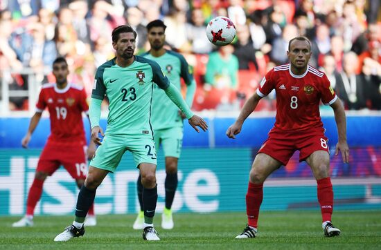 Football. 2017 FIFA Confederations Cup. Russia vs. Portugal