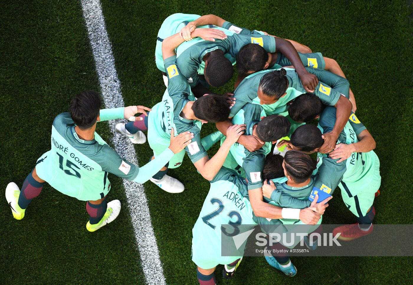 Football. The 2017 FIFA Confederations Cup. Russia vs. Portugal