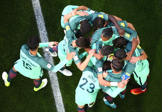 Football. The 2017 FIFA Confederations Cup. Russia vs. Portugal