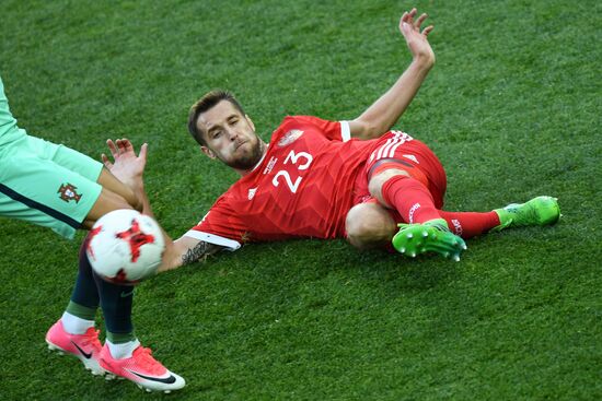 Football. 2017 FIFA Confederations Cup. Russia vs. Portugal