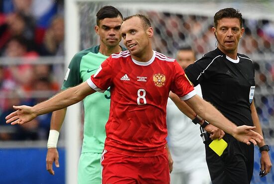 Football. 2017 FIFA Confederations Cup. Russia vs. Portugal