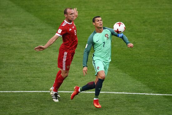 Football. 2017 FIFA Confederations Cup. Russia vs. Portugal