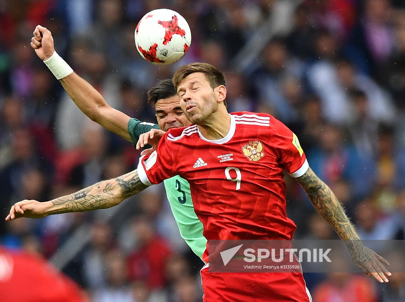 Football. 2017 FIFA Confederations Cup. Russia vs. Portugal