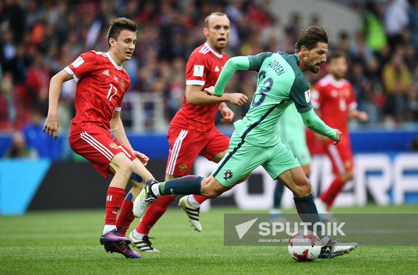 Football. 2017 FIFA Confederations Cup. Russia vs. Portugal