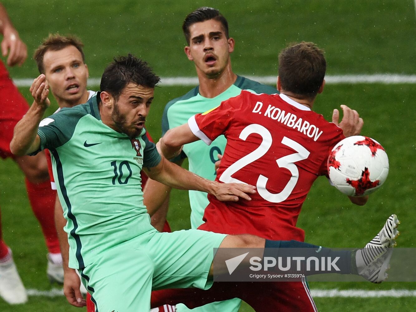 Football. 2017 FIFA Confederations Cup. Russia vs. Portugal