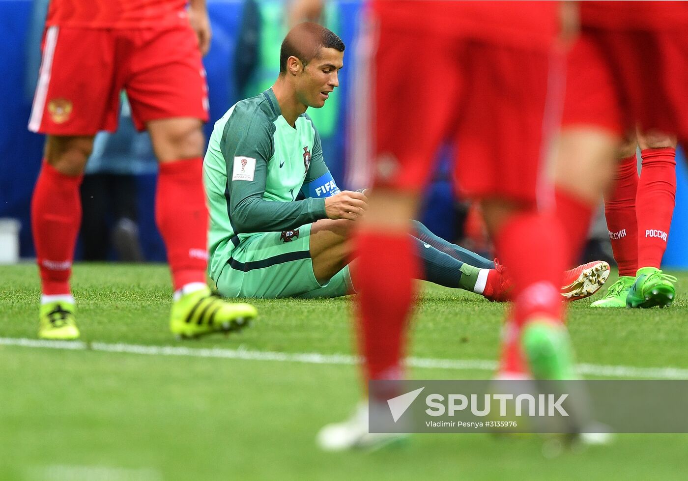 Football. 2017 FIFA Confederations Cup. Russia vs. Portugal
