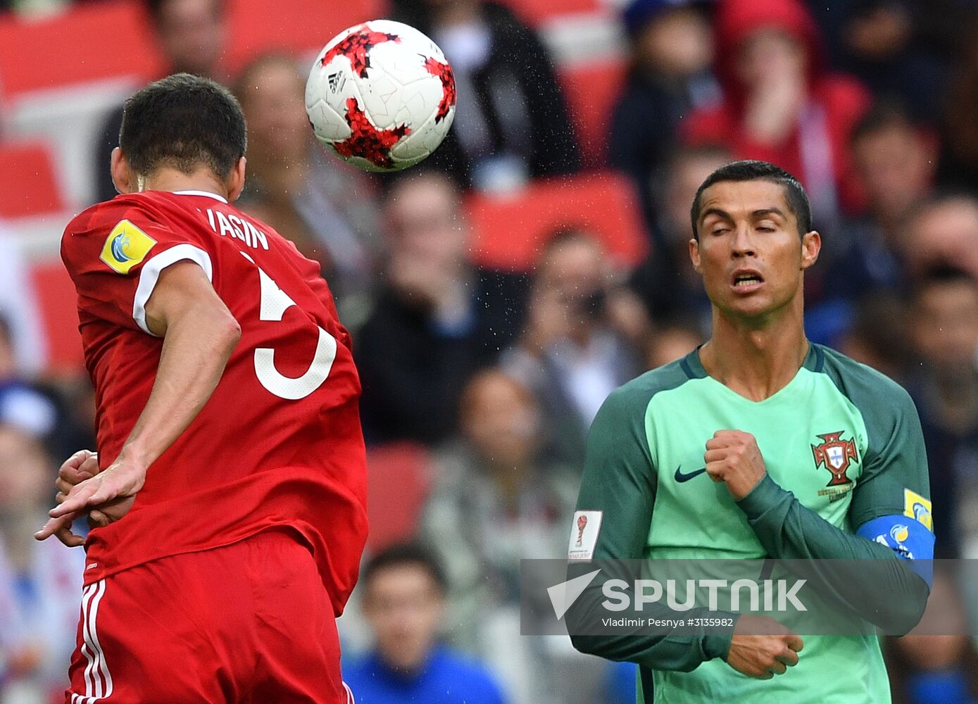 Football. 2017 FIFA Confederations Cup. Russia vs. Portugal