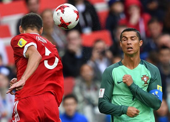 Football. 2017 FIFA Confederations Cup. Russia vs. Portugal