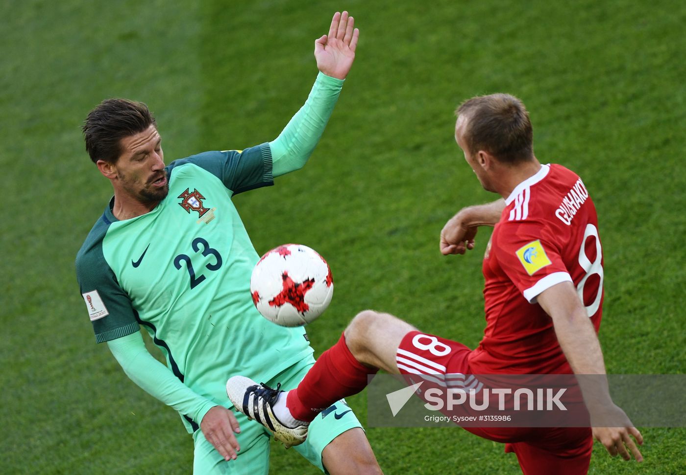 Football. 2017 FIFA Confederations Cup. Russia vs. Portugal
