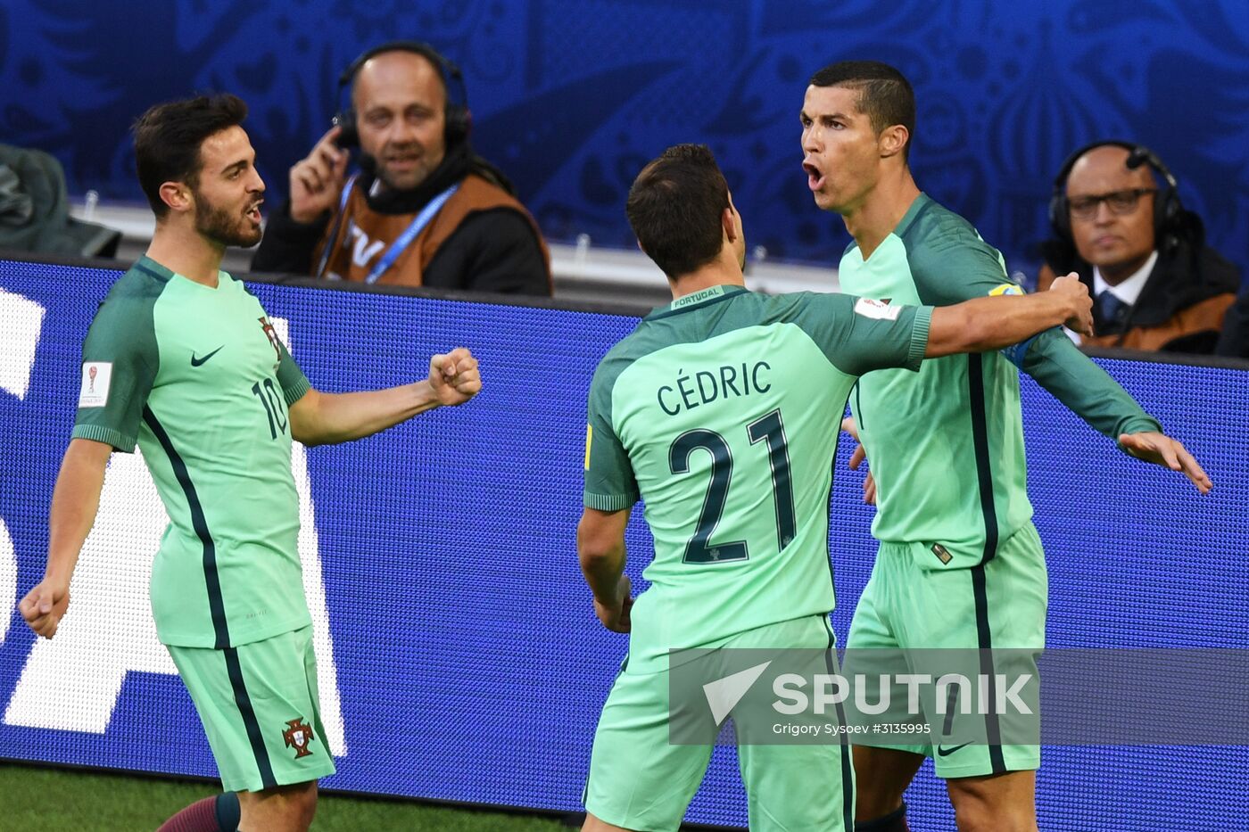 Football. 2017 FIFA Confederations Cup. Russia vs. Portugal