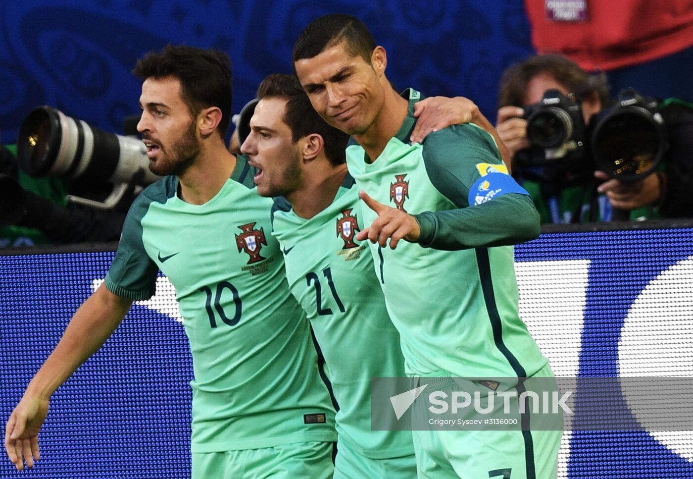Football. 2017 FIFA Confederations Cup. Russia vs. Portugal