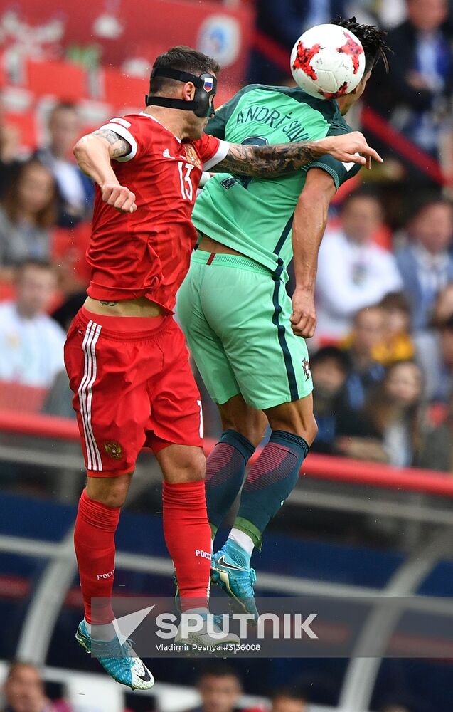Football. 2017 FIFA Confederations Cup. Russia vs. Portugal