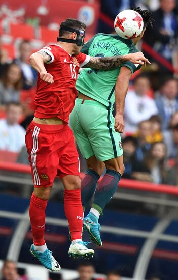 Football. 2017 FIFA Confederations Cup. Russia vs. Portugal