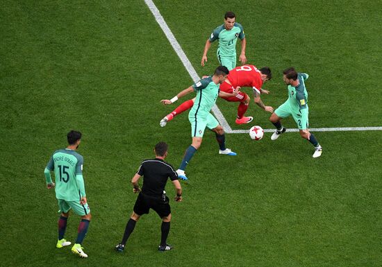 Football. 2017 FIFA Confederations Cup. Russia vs. Portugal