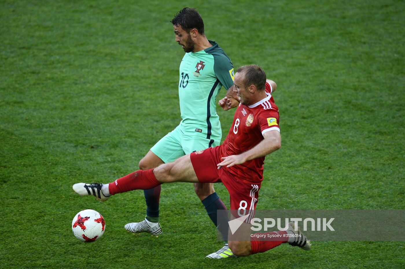 Football. 2017 FIFA Confederations Cup. Russia vs. Portugal