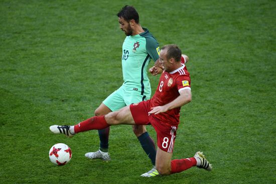 Football. 2017 FIFA Confederations Cup. Russia vs. Portugal