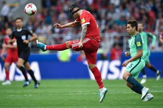 Football. 2017 FIFA Confederations Cup. Russia vs. Portugal