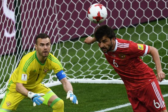 Football. 2017 FIFA Confederations Cup. Russia vs. Portugal