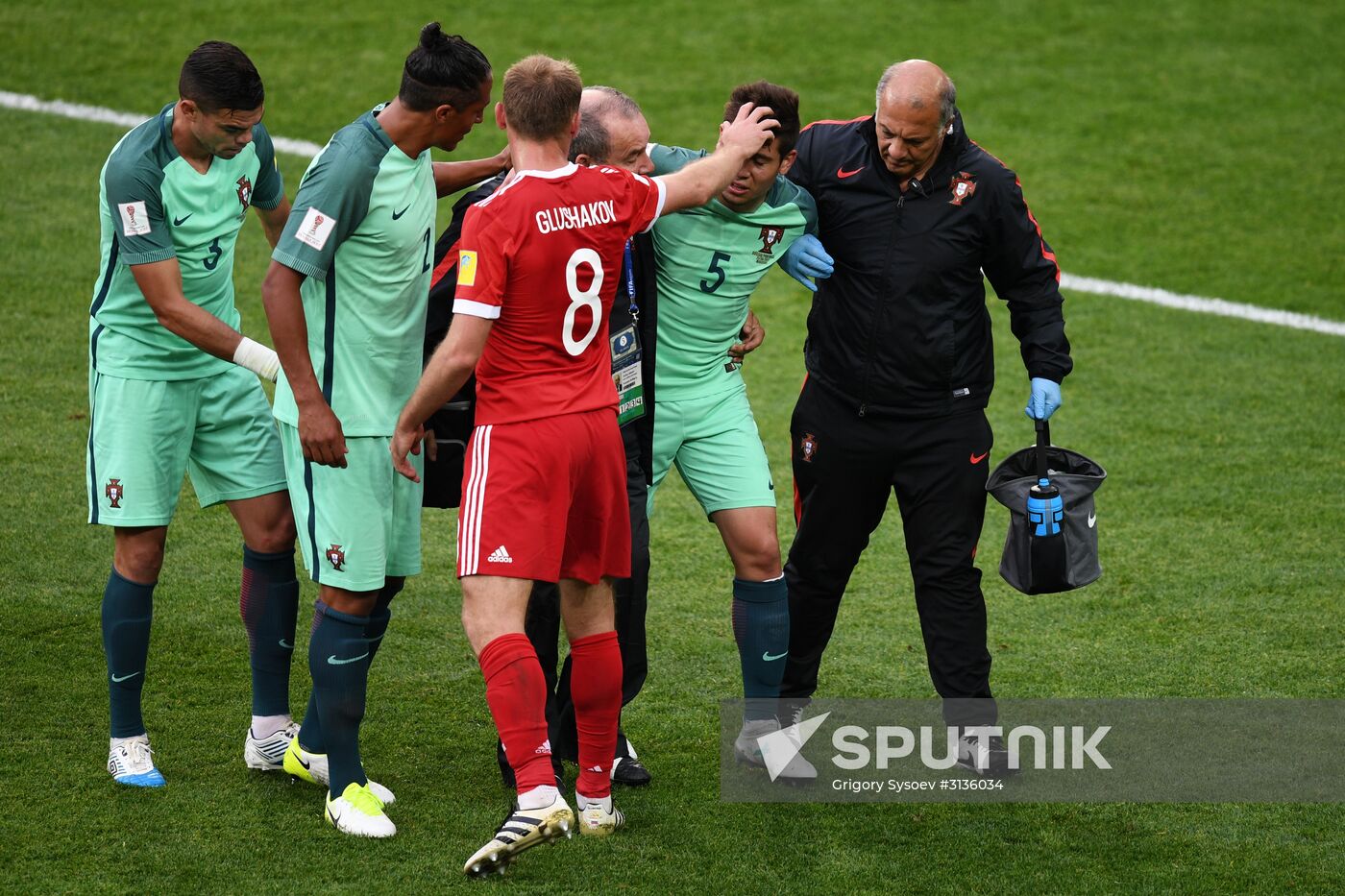 Football. 2017 FIFA Confederations Cup. Russia vs. Portugal