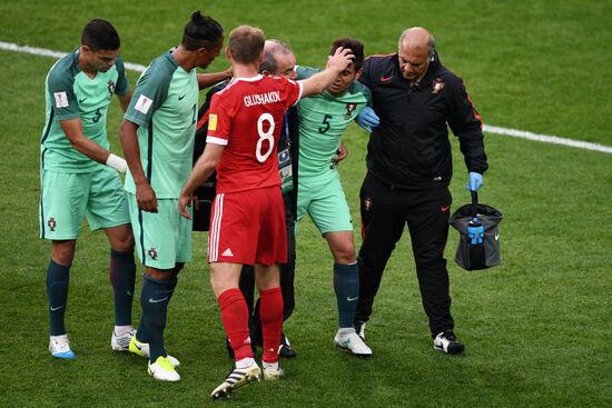 Football. 2017 FIFA Confederations Cup. Russia vs. Portugal
