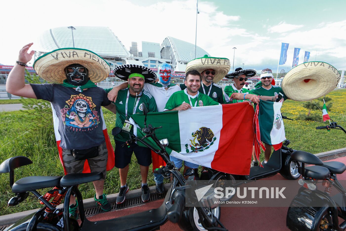 Football. 2017 FIFA Confederations Cup. Mexico vs. New Zealand