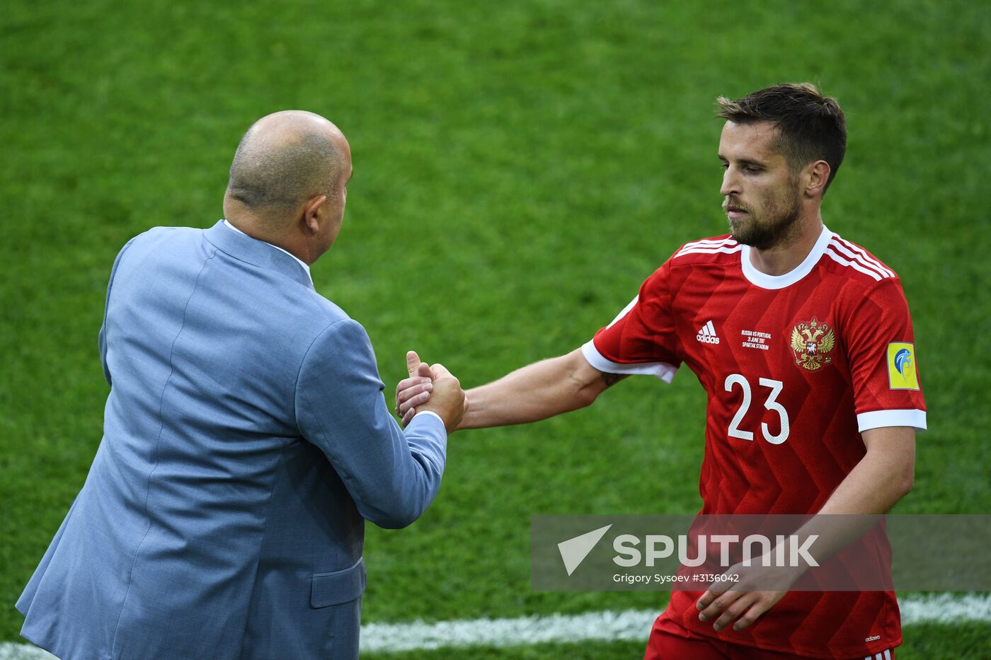 Football. 2017 FIFA Confederations Cup. Russia vs. Portugal