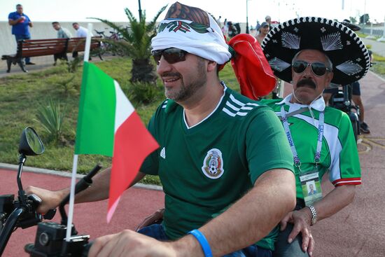 Football. 2017 FIFA Confederations Cup. Mexico vs. New Zealand