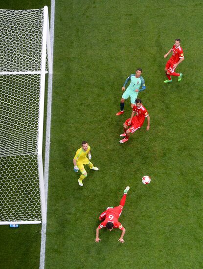 Football. 2017 FIFA Confederations Cup. Russia vs. Portugal