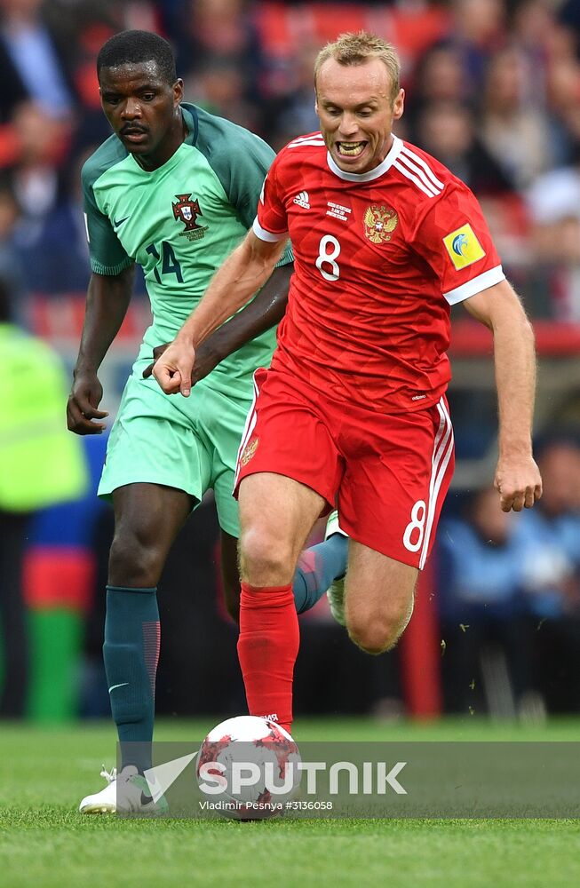 Football. 2017 FIFA Confederations Cup. Russia vs. Portugal