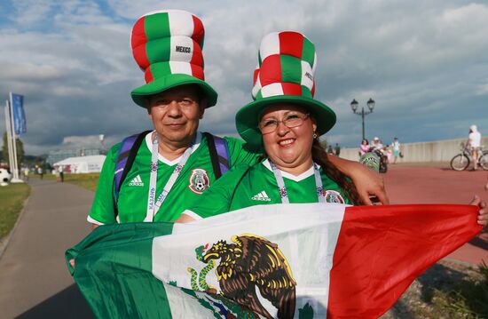 Football. 2017 FIFA Confederations Cup. Mexico vs. New Zealand