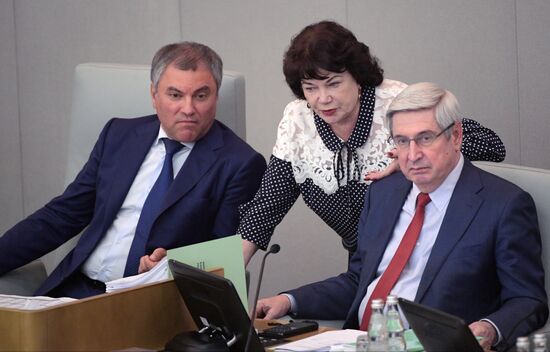 State Duma plenary meeting