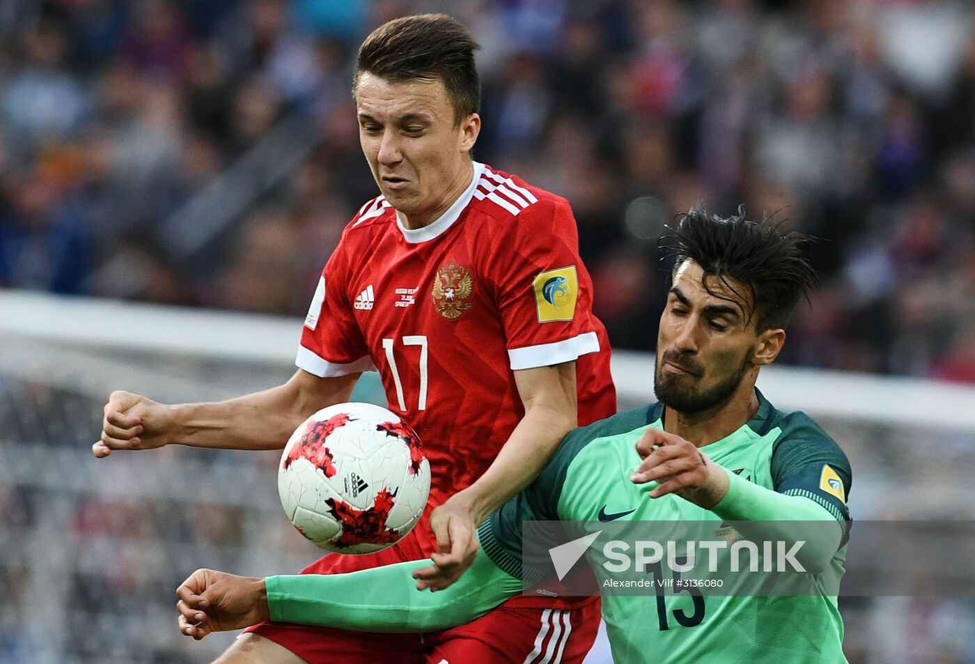 Football. 2017 FIFA Confederations Cup. Russia vs. Portugal