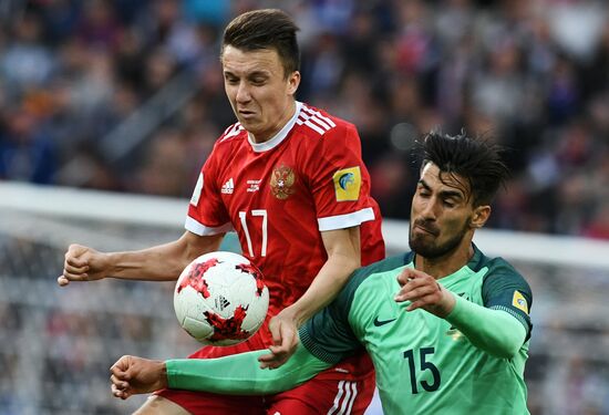 Football. 2017 FIFA Confederations Cup. Russia vs. Portugal