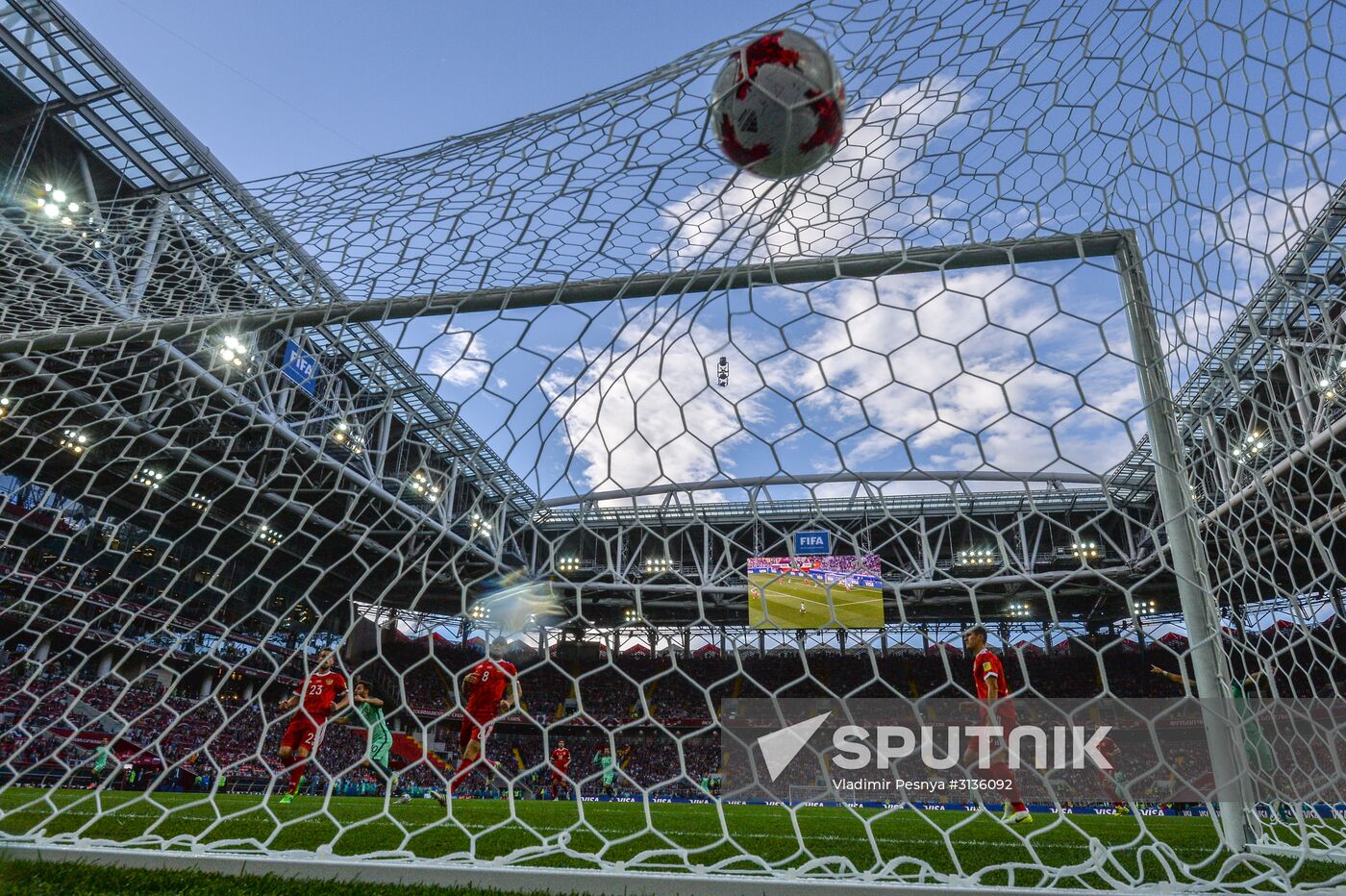 Football. 2017 FIFA Confederations Cup. Russia vs. Portugal