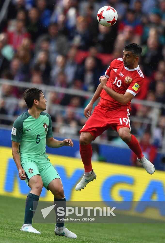 Football. 2017 FIFA Confederations Cup. Russia vs. Portugal