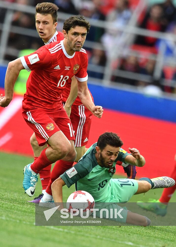 Football. 2017 FIFA Confederations Cup. Russia vs. Portugal