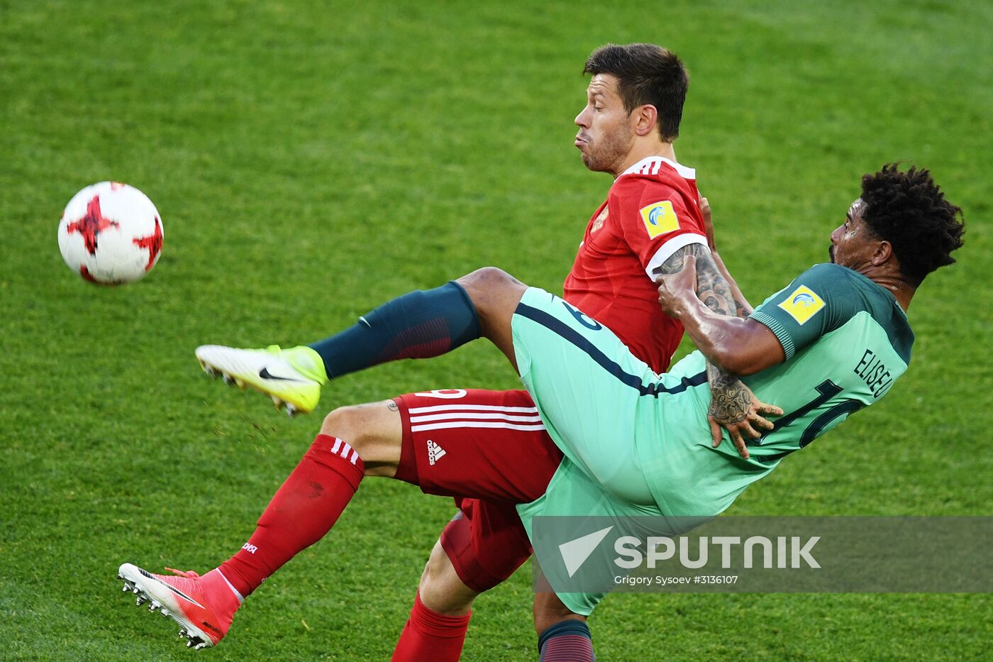 Football. 2017 FIFA Confederations Cup. Russia vs. Portugal