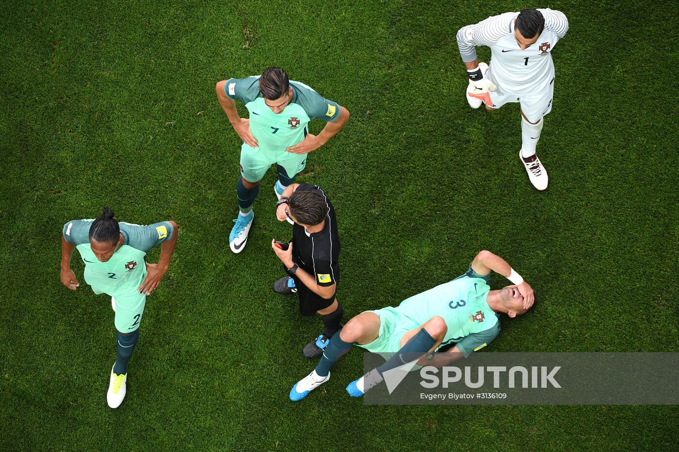 Football. 2017 FIFA Confederations Cup. Russia vs. Portugal