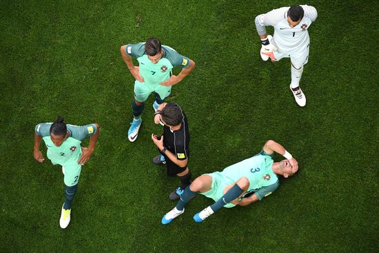 Football. 2017 FIFA Confederations Cup. Russia vs. Portugal