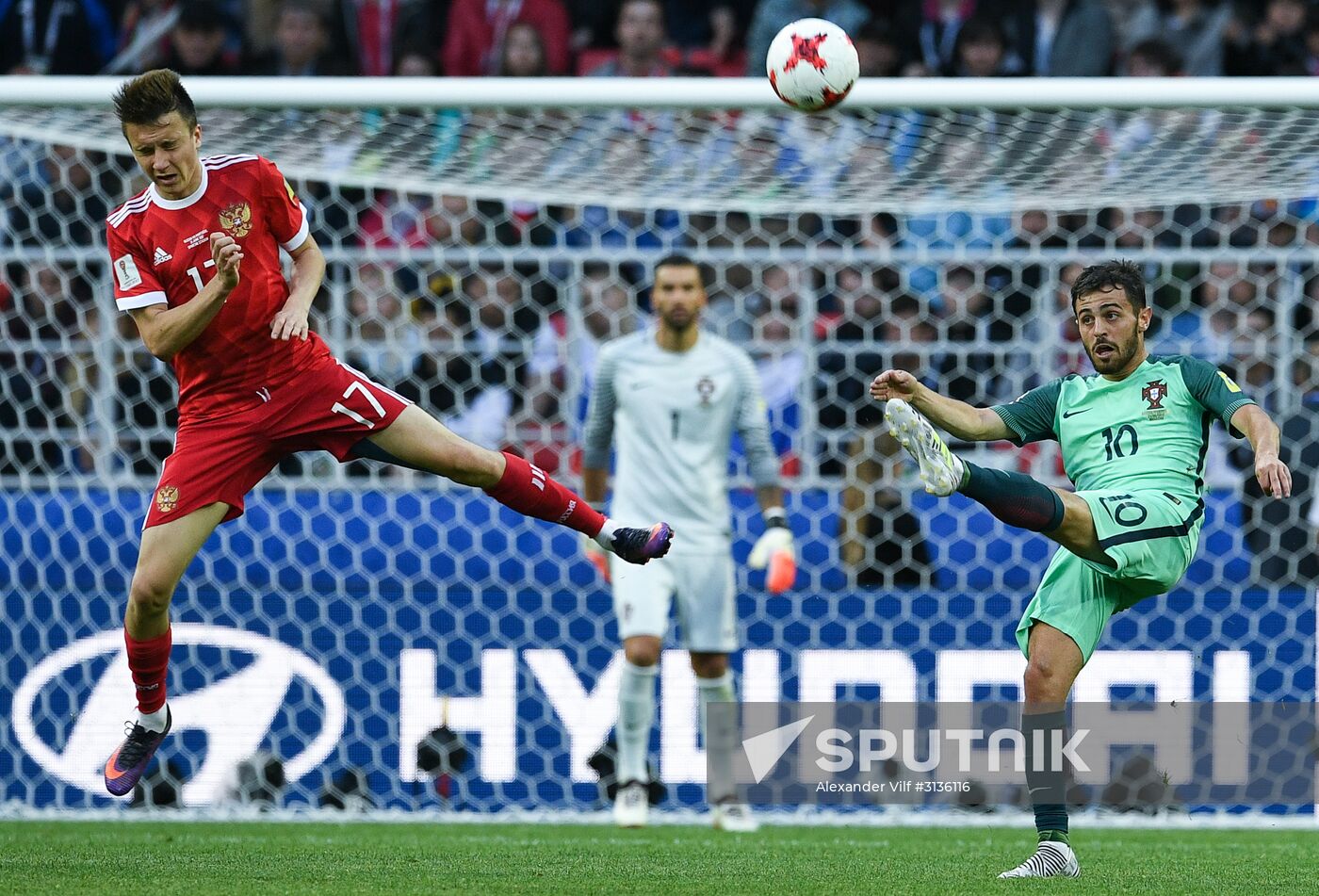 Football. 2017 FIFA Confederations Cup. Russia vs. Portugal
