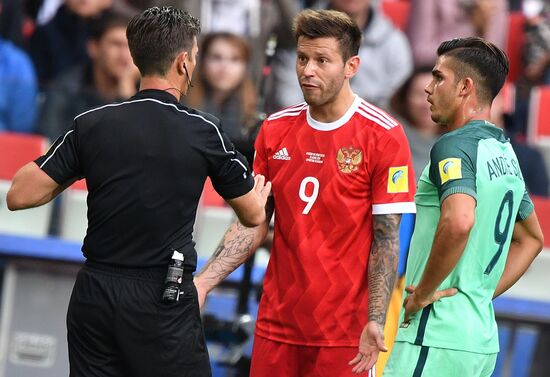 Football. 2017 FIFA Confederations Cup. Russia vs. Portugal